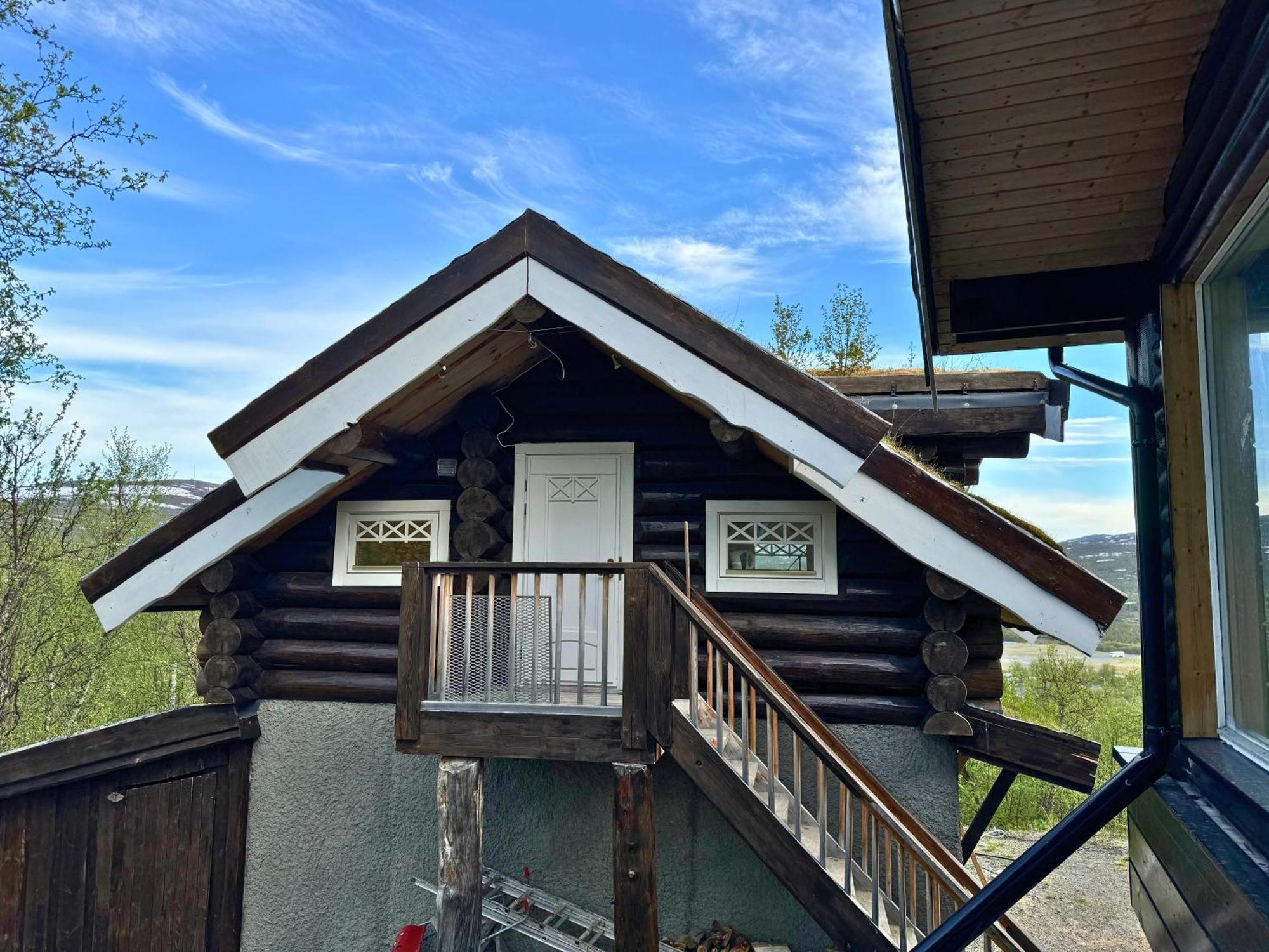 Unique Arctic Timber Cabin Skaidi Dış mekan fotoğraf